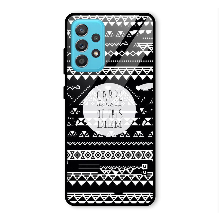 Hell Diem Glass Back Case for Galaxy A52s 5G