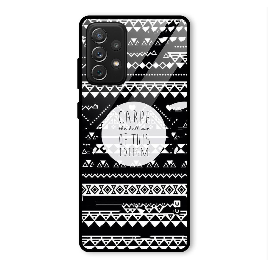 Hell Diem Glass Back Case for Galaxy A72