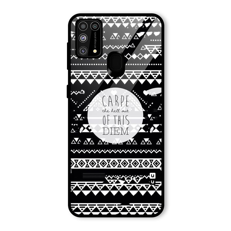 Hell Diem Glass Back Case for Galaxy F41
