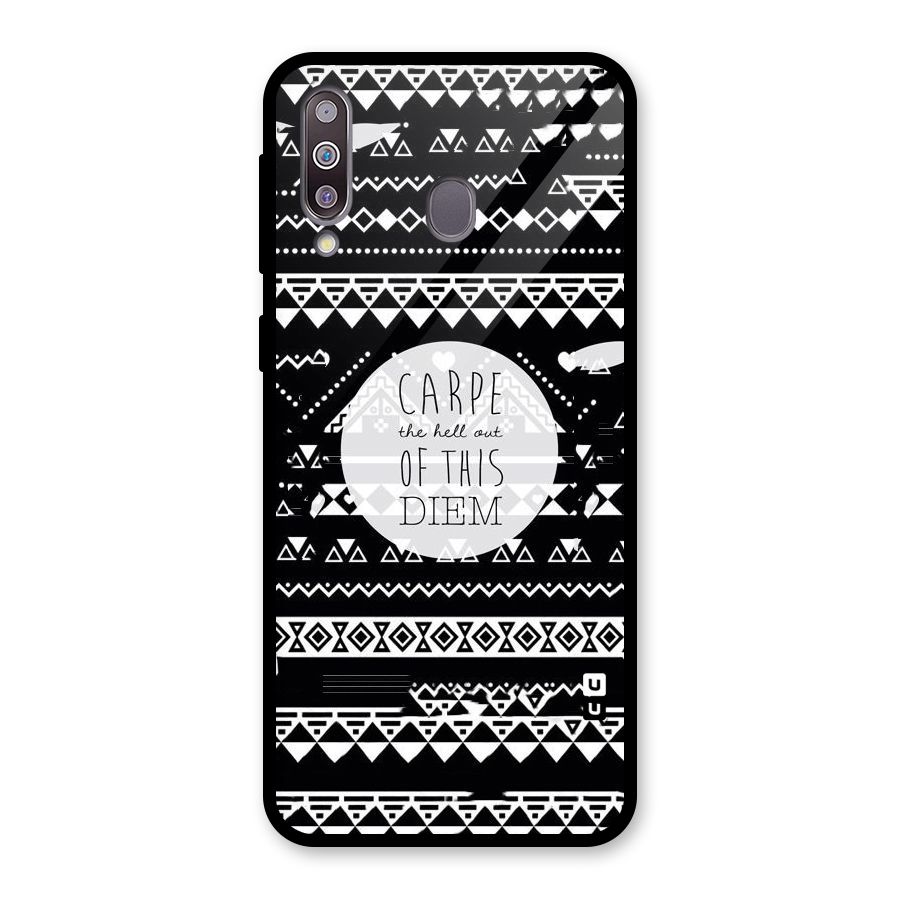 Hell Diem Glass Back Case for Galaxy M30