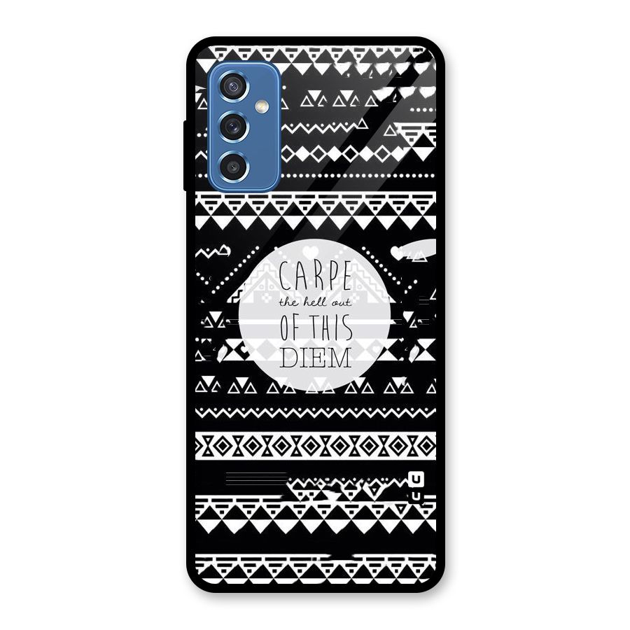 Hell Diem Glass Back Case for Galaxy M52 5G