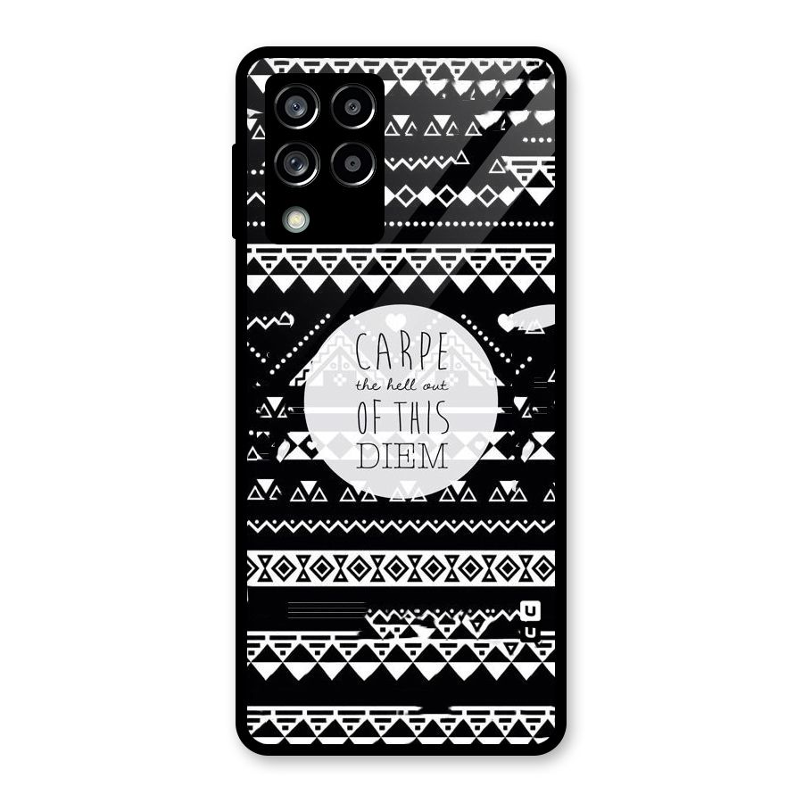 Hell Diem Glass Back Case for Galaxy M53 5G