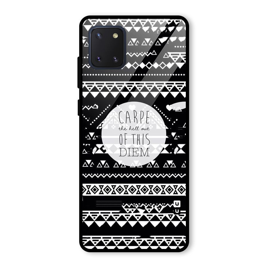 Hell Diem Glass Back Case for Galaxy Note 10 Lite