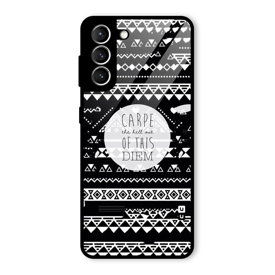 Hell Diem Glass Back Case for Galaxy S21 5G