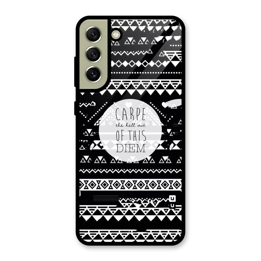 Hell Diem Glass Back Case for Galaxy S21 FE 5G