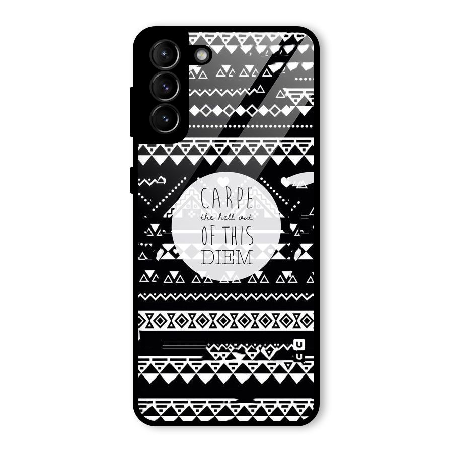 Hell Diem Glass Back Case for Galaxy S21 Plus
