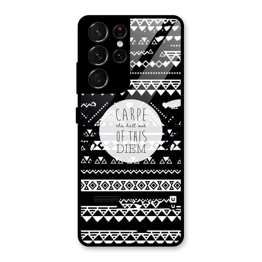 Hell Diem Glass Back Case for Galaxy S21 Ultra 5G