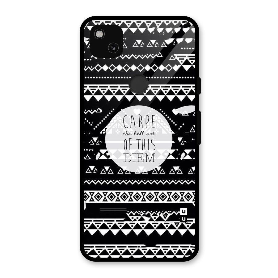 Hell Diem Glass Back Case for Google Pixel 4a