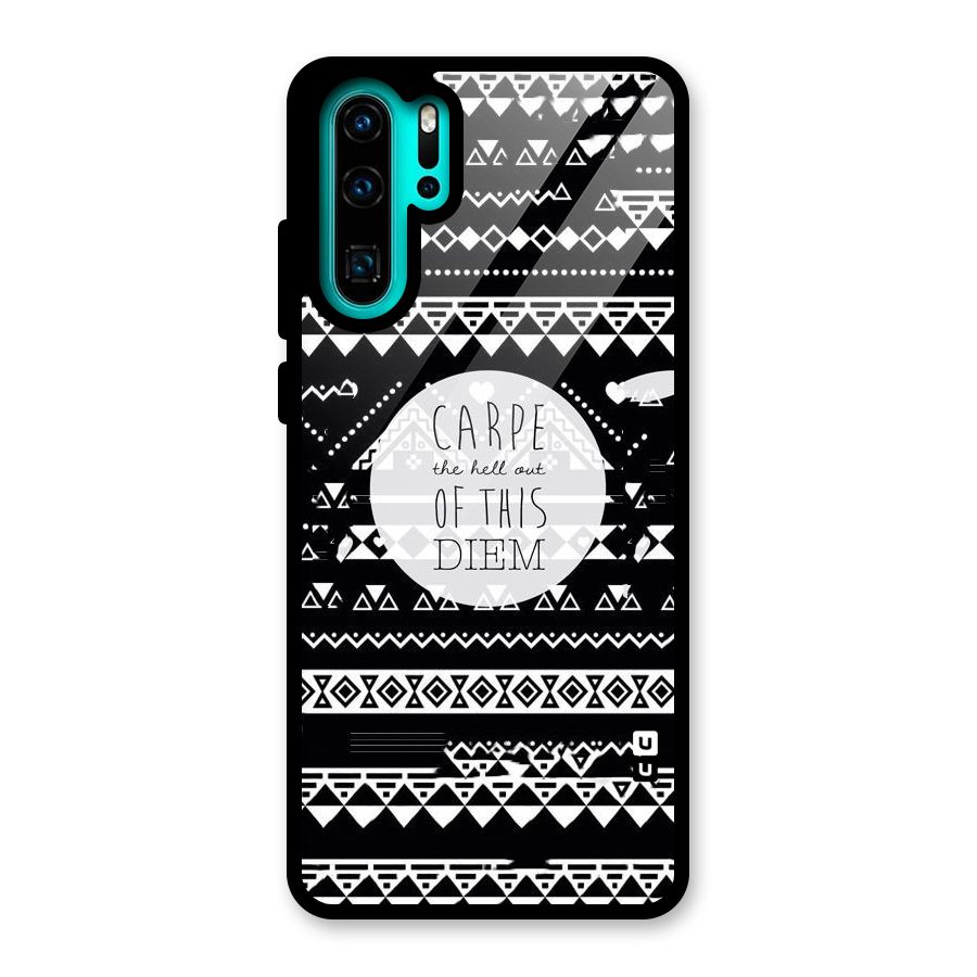Hell Diem Glass Back Case for Huawei P30 Pro