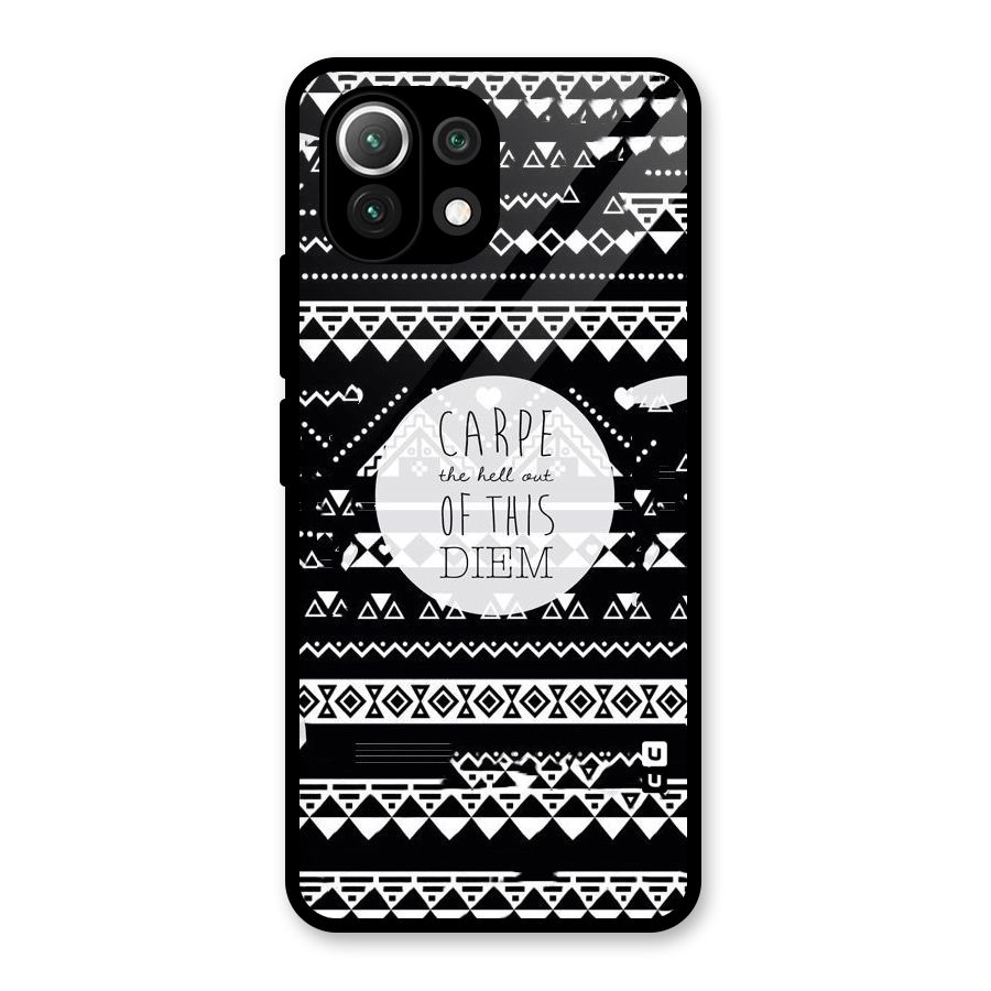 Hell Diem Glass Back Case for Mi 11 Lite NE 5G
