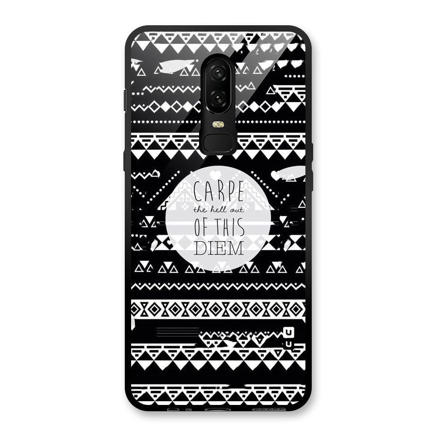 Hell Diem Glass Back Case for OnePlus 6