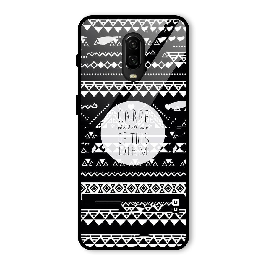 Hell Diem Glass Back Case for OnePlus 6T
