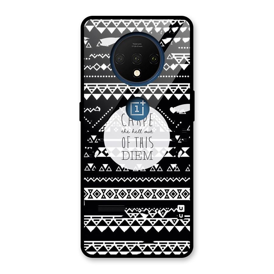 Hell Diem Glass Back Case for OnePlus 7T