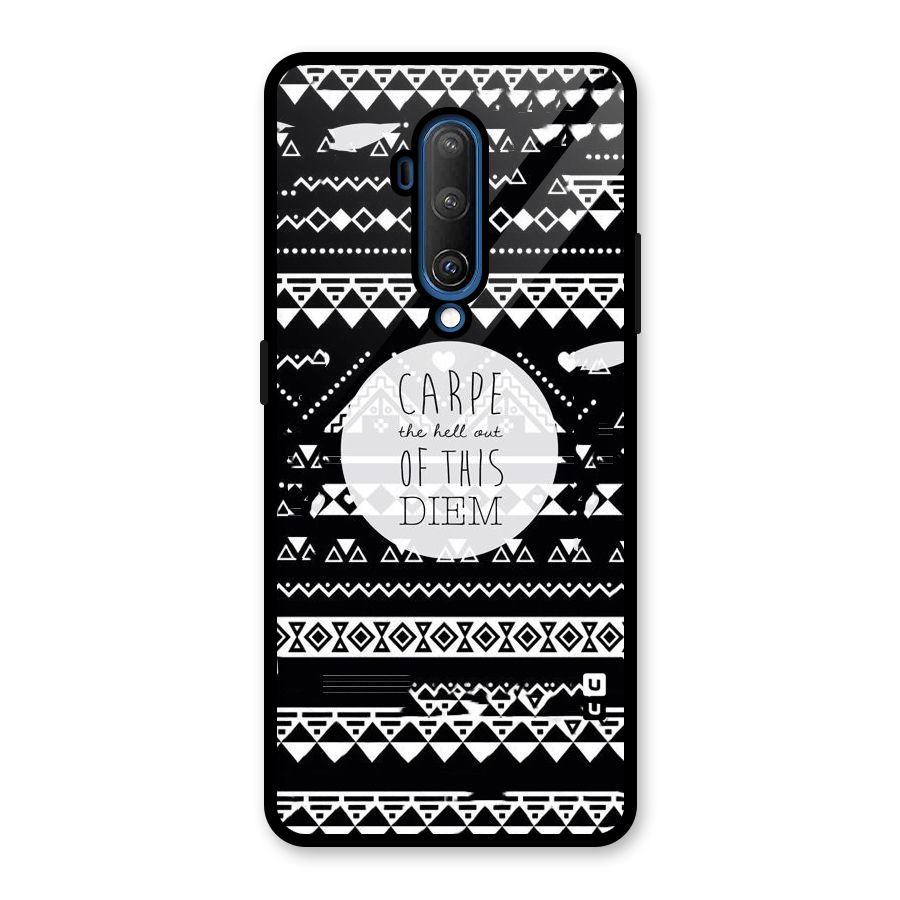 Hell Diem Glass Back Case for OnePlus 7T Pro