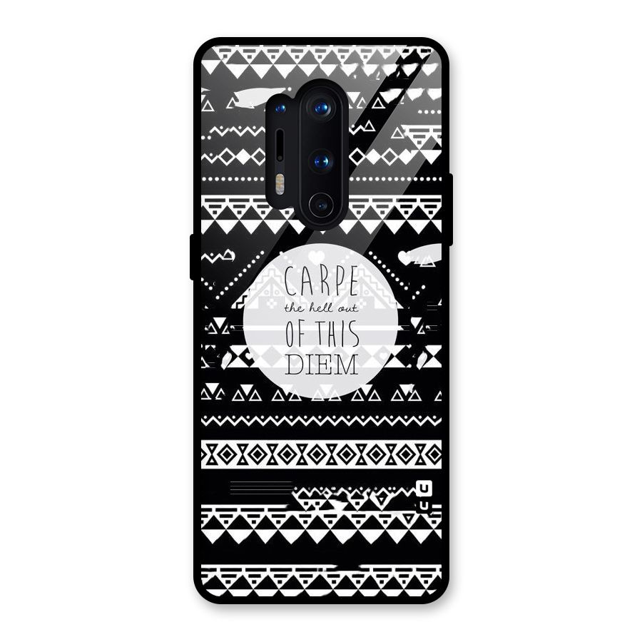 Hell Diem Glass Back Case for OnePlus 8 Pro