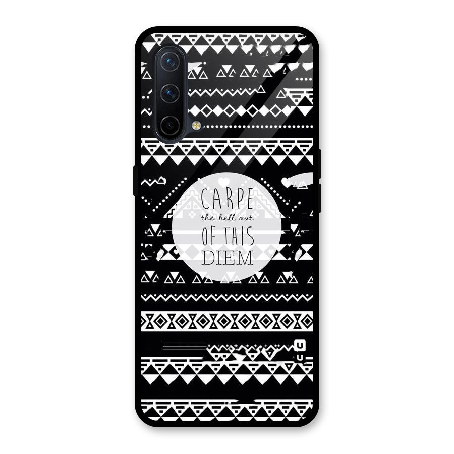 Hell Diem Glass Back Case for OnePlus Nord CE 5G