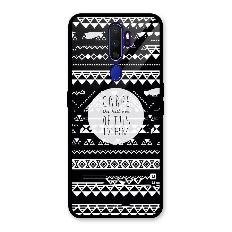 Hell Diem Glass Back Case for Oppo A9 (2020)