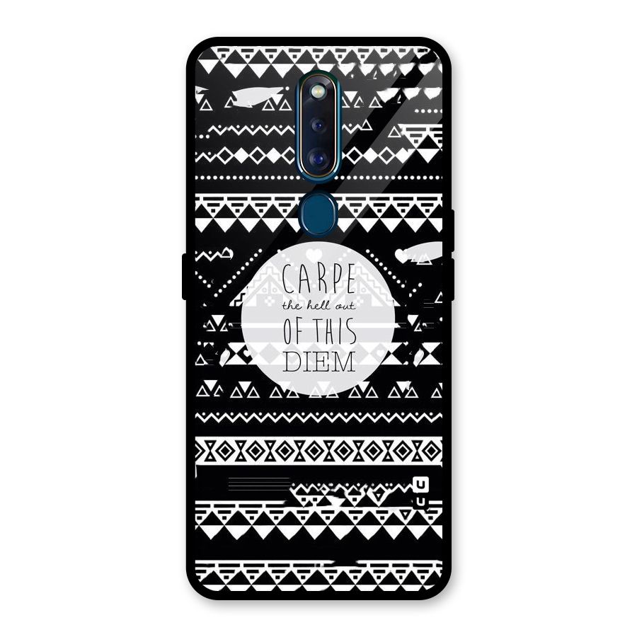 Hell Diem Glass Back Case for Oppo F11 Pro