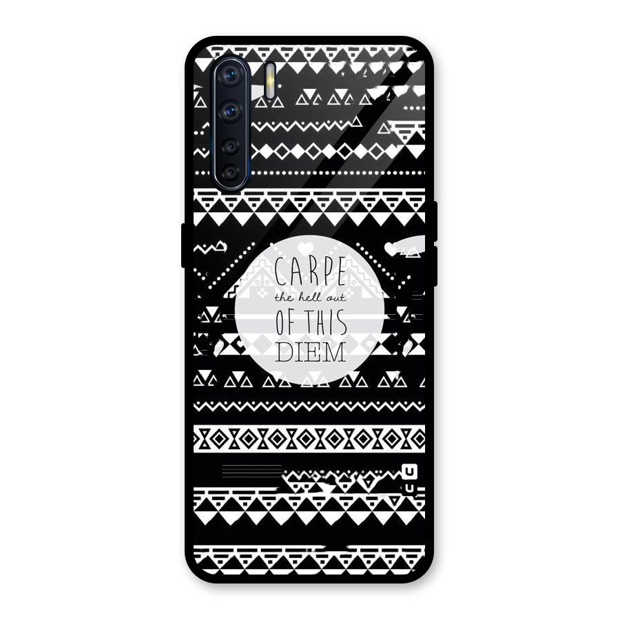 Hell Diem Glass Back Case for Oppo F15
