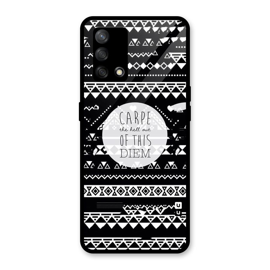 Hell Diem Glass Back Case for Oppo F19