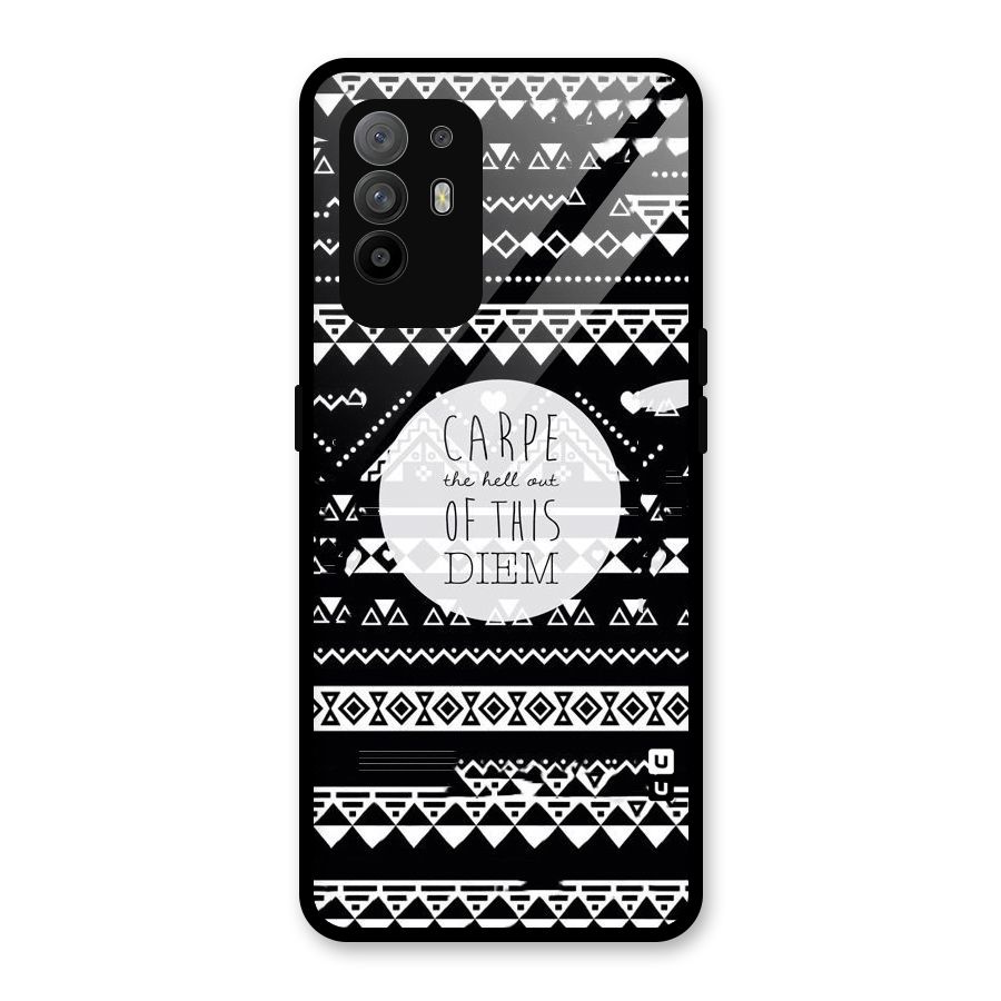 Hell Diem Glass Back Case for Oppo F19 Pro Plus 5G