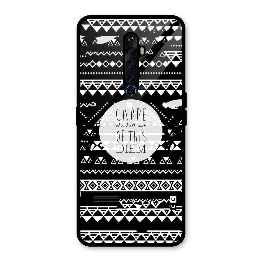 Hell Diem Glass Back Case for Oppo Reno2 F