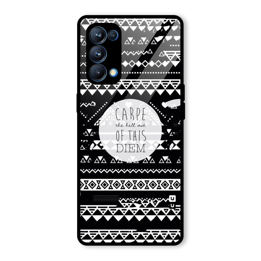 Hell Diem Glass Back Case for Oppo Reno5 Pro 5G
