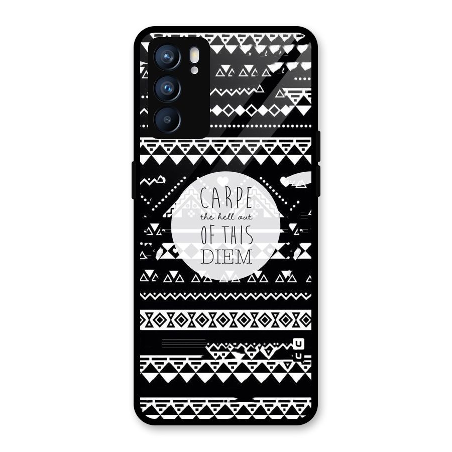 Hell Diem Glass Back Case for Oppo Reno6 5G