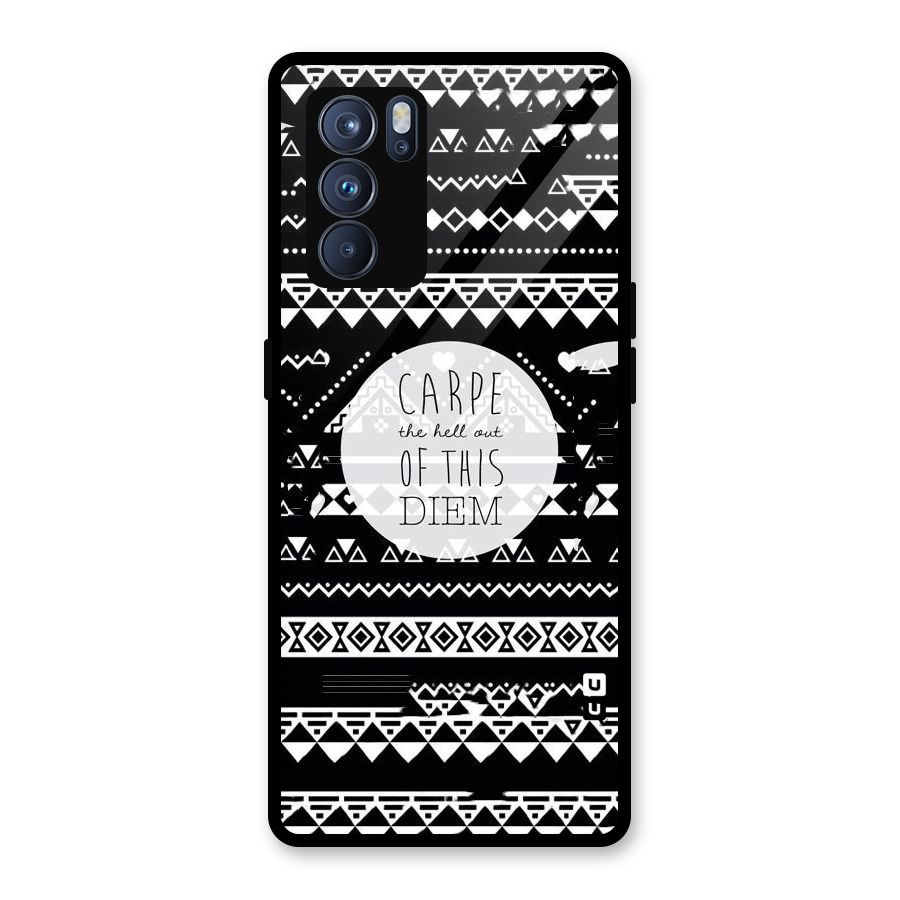 Hell Diem Glass Back Case for Oppo Reno6 Pro 5G