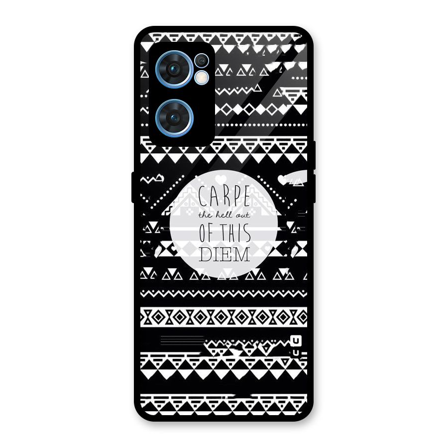Hell Diem Glass Back Case for Oppo Reno7 5G