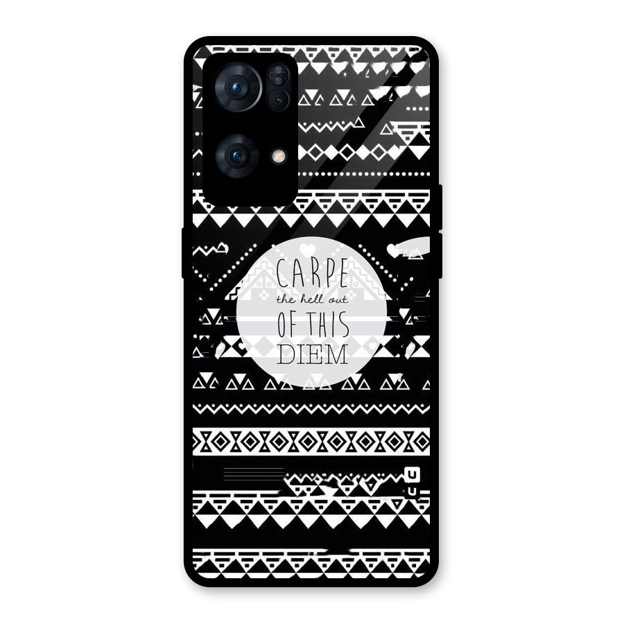 Hell Diem Glass Back Case for Oppo Reno7 Pro 5G