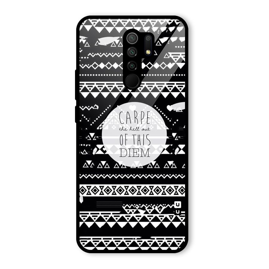 Hell Diem Glass Back Case for Poco M2