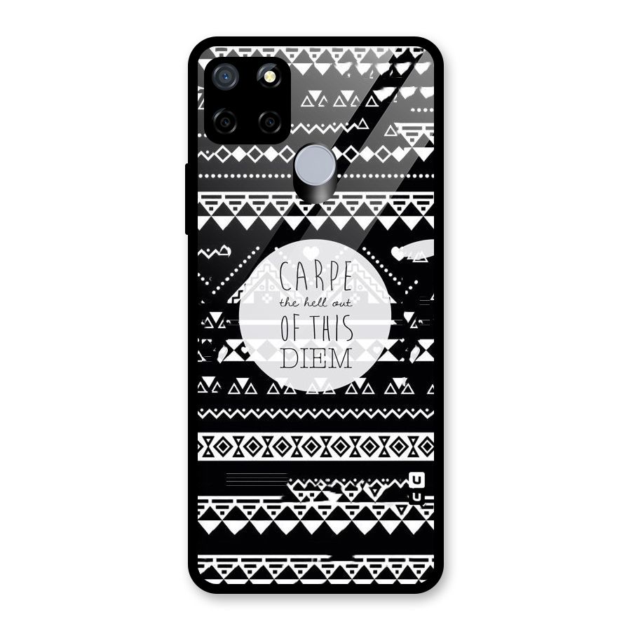 Hell Diem Glass Back Case for Realme C15