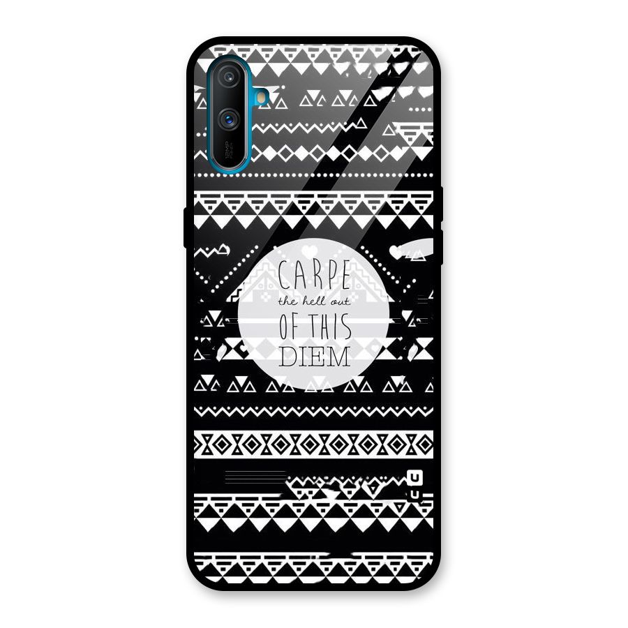 Hell Diem Glass Back Case for Realme C3
