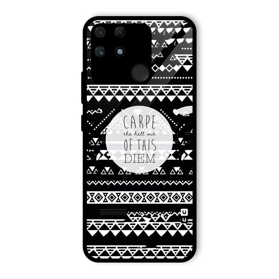 Hell Diem Glass Back Case for Realme Narzo 50A