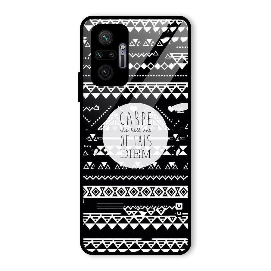 Hell Diem Glass Back Case for Redmi Note 10 Pro Max