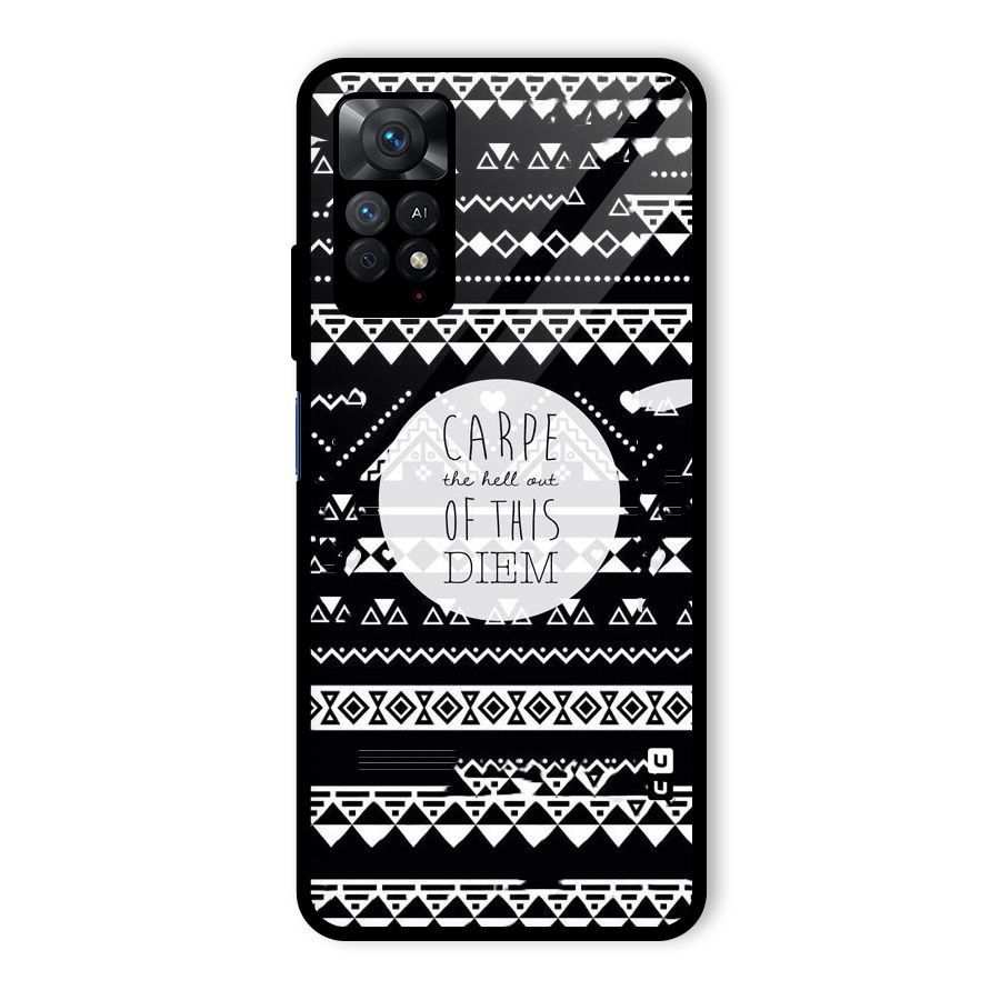 Hell Diem Glass Back Case for Redmi Note 11 Pro