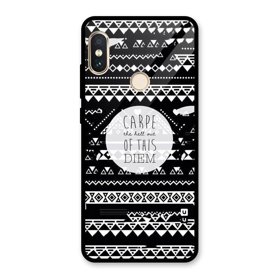 Hell Diem Glass Back Case for Redmi Note 5 Pro