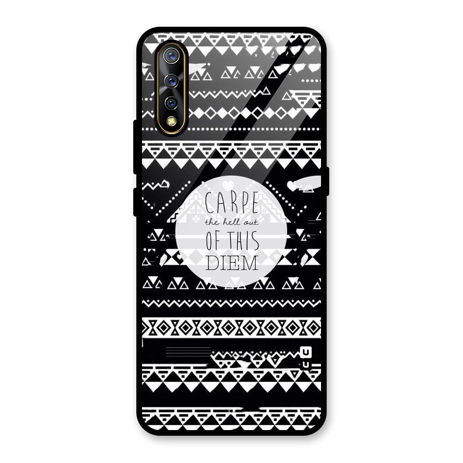 Hell Diem Glass Back Case for Vivo S1