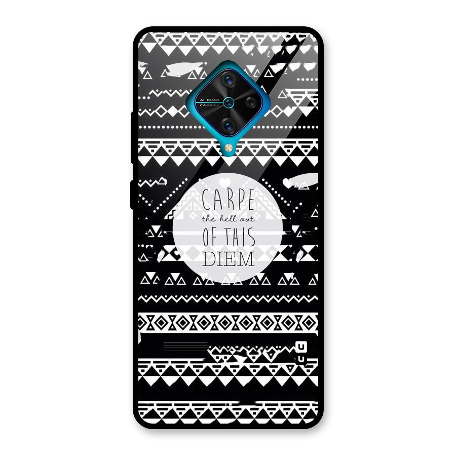 Hell Diem Glass Back Case for Vivo S1 Pro
