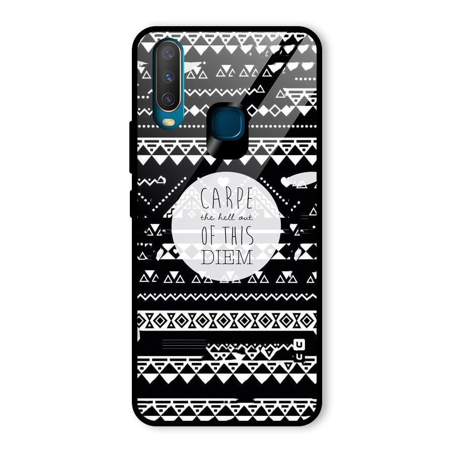 Hell Diem Glass Back Case for Vivo U10