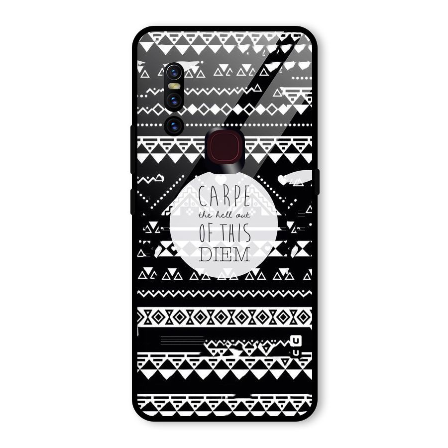 Hell Diem Glass Back Case for Vivo V15