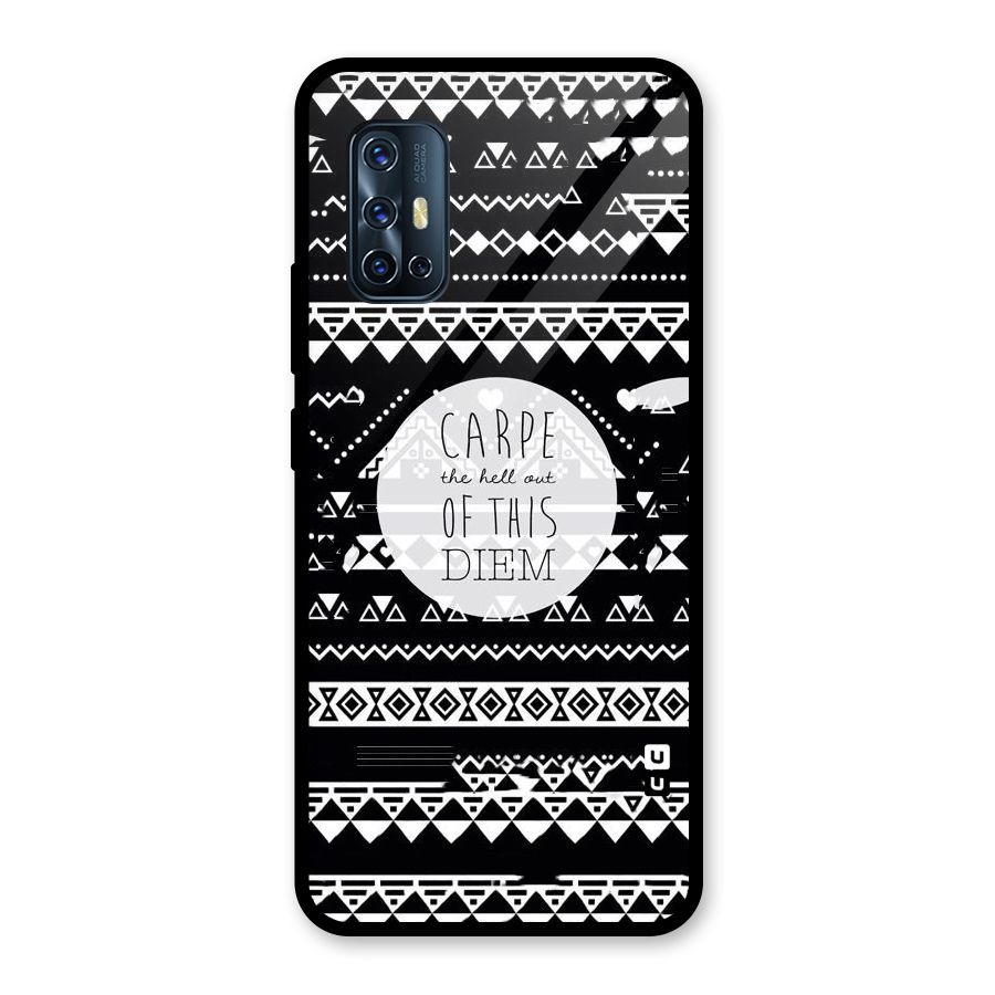 Hell Diem Glass Back Case for Vivo V17