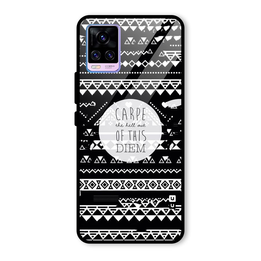 Hell Diem Glass Back Case for Vivo V20 Pro