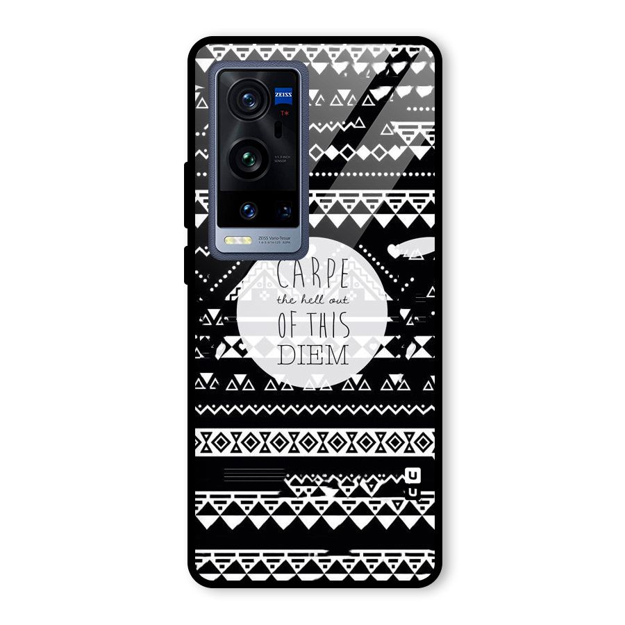 Hell Diem Glass Back Case for Vivo X60 Pro Plus