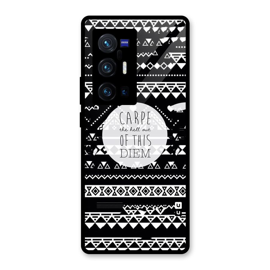 Hell Diem Glass Back Case for Vivo X70 Pro Plus