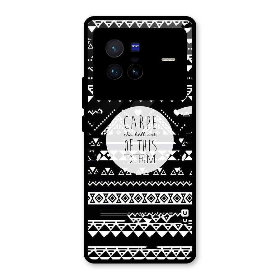 Hell Diem Glass Back Case for Vivo X80