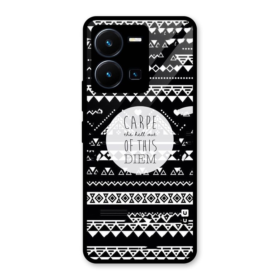 Hell Diem Glass Back Case for Vivo Y35