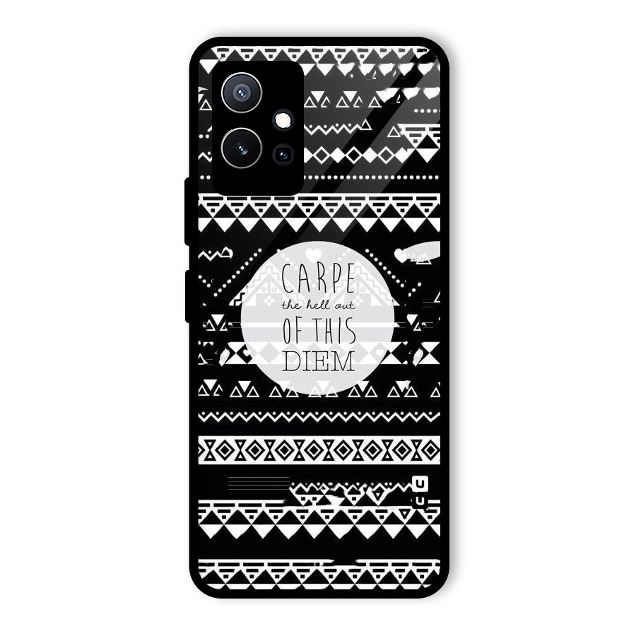 Hell Diem Glass Back Case for Vivo Y75 5G