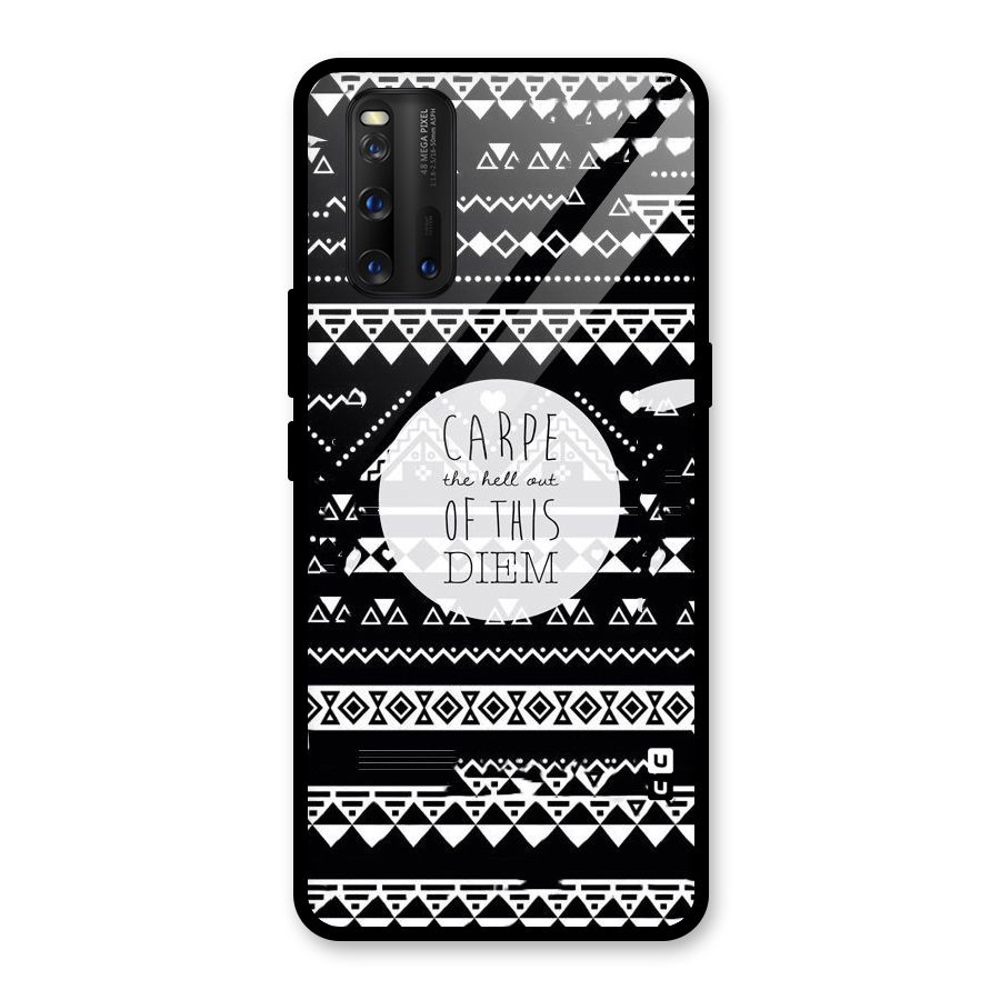 Hell Diem Glass Back Case for Vivo iQOO 3